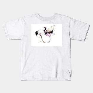 Japanese Crane Kids T-Shirt